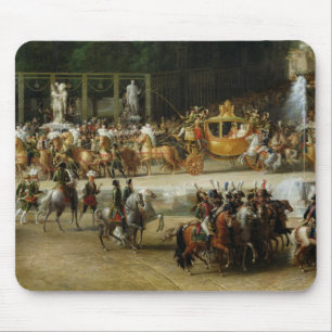 Alfombrilla De Ratón La entrada de Napoleon y de Marie-Louise