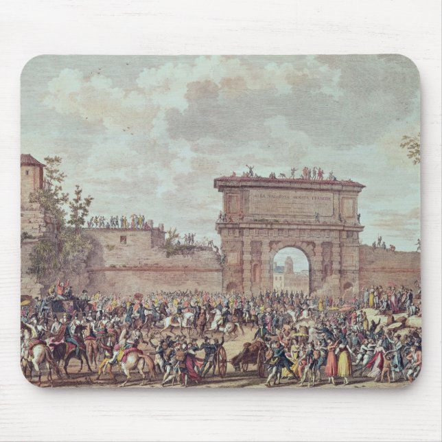 Alfombrilla De Ratón La entrada del francés en Milano (Frente)