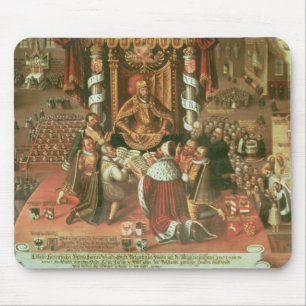 Alfombrilla De Ratón La entrega de la confesión de Augsburg
