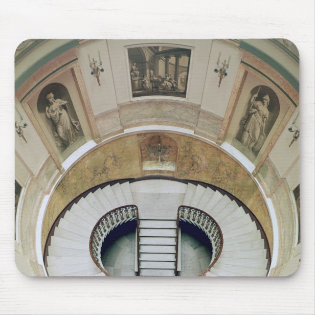 Alfombrilla De Ratón La escalera, c.1776 construido (Frente)