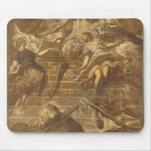 Alfombrilla De Ratón La escalera de Jacob (aceite en lona)