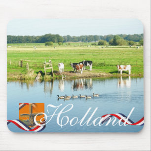 Alfombrilla De Ratón La escena del río acobarda y Ducks la naturaleza