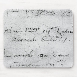 Alfombrilla De Ratón La escritura de Leonardo da Vinci