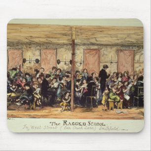 Alfombrilla De Ratón La escuela desigual, calle del oeste, Smithfield