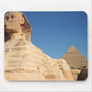Alfombrilla De Ratón La esfinge y la pirámide de Khafre, Giza