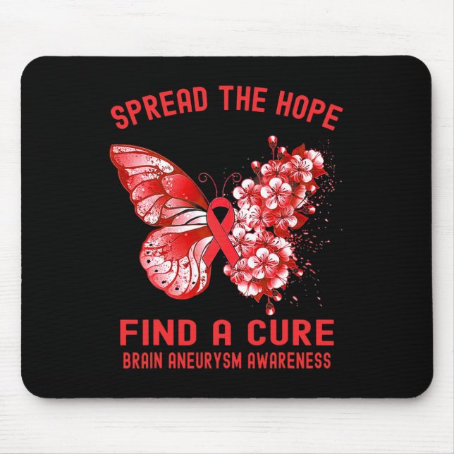 Alfombrilla De Ratón La Esperanza Encuentra Una Cura Concienciación Sob (Frente)