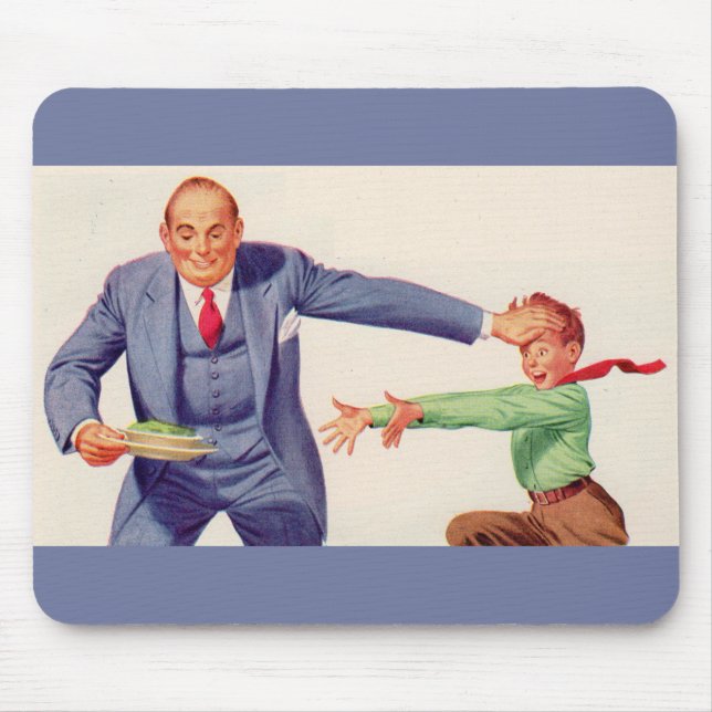 Alfombrilla De Ratón La espinaca cremosa de Pavlov (Frente)