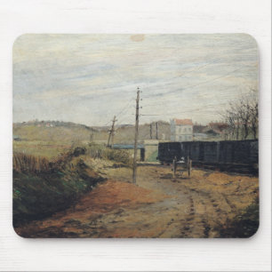 Alfombrilla De Ratón La estación en Argenteuil