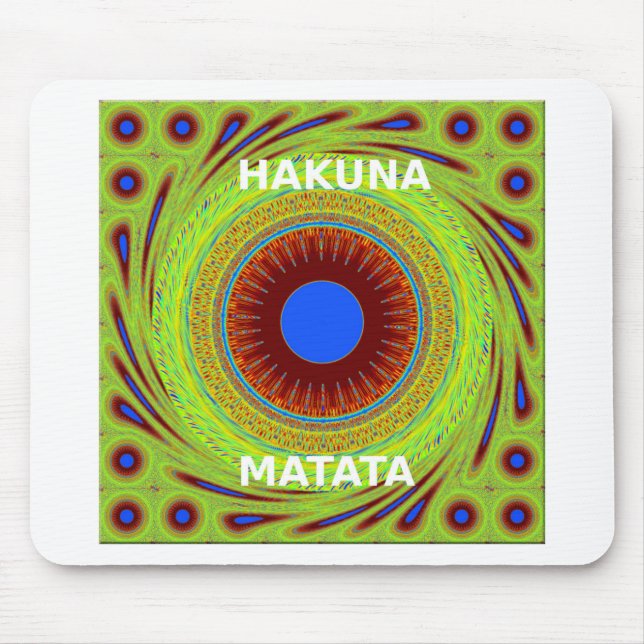Alfombrilla De Ratón La etnia tiene un buen día y una mejor noche (Frente)