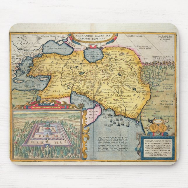 Alfombrilla De Ratón La expedición de Alexander el grande (Frente)