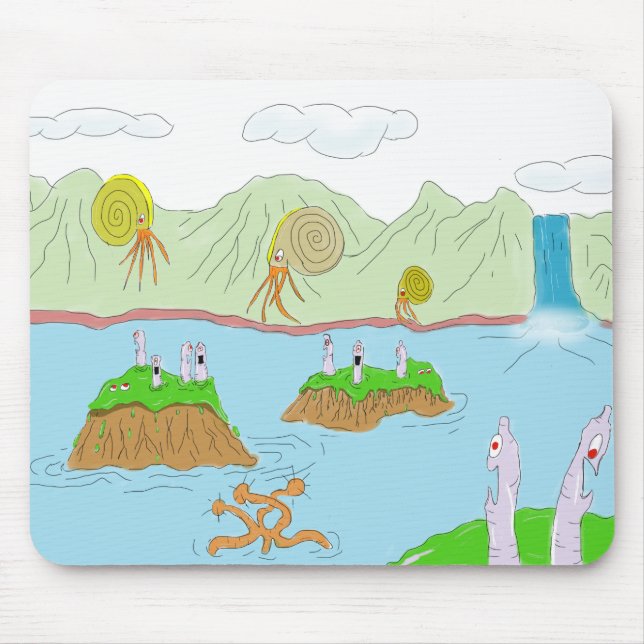 Alfombrilla De Ratón la exudación tiene ojos (Frente)