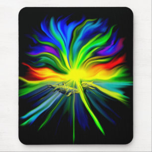 Alfombrilla De Ratón La familia de los delfines al sol