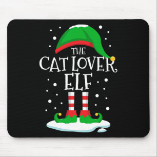Alfombrilla De Ratón La familia de Navidades mayores de Cat Lover coinc