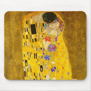 Alfombrilla De Ratón La famosa pintura de Gustav Klimt en The Kiss