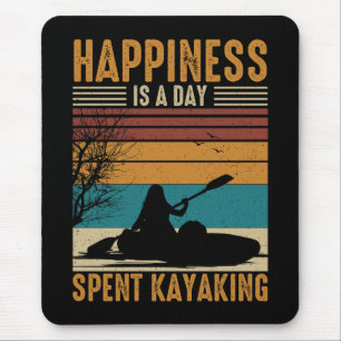 Alfombrilla De Ratón La felicidad es un día de Kayak