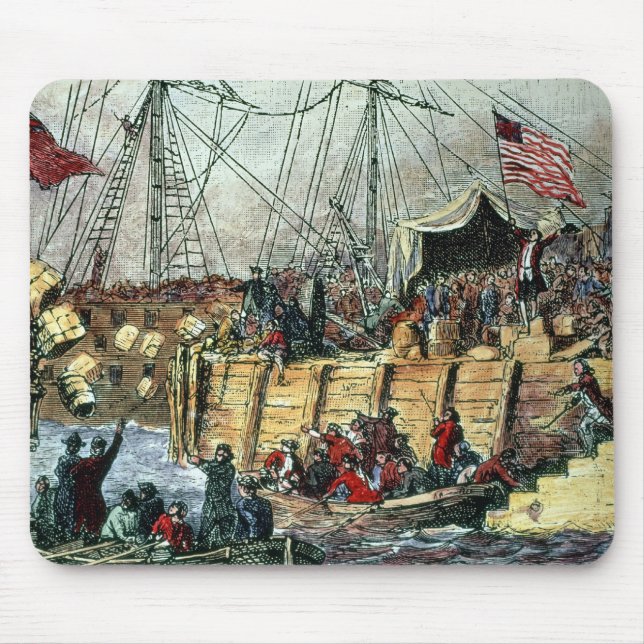 Alfombrilla De Ratón La fiesta del té de Boston, el 16 de diciembre de (Frente)