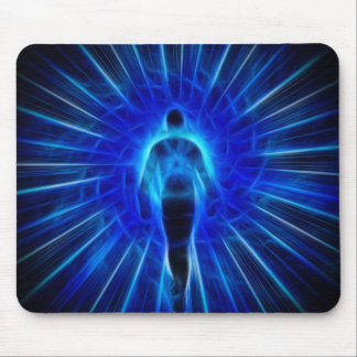 Alfombrilla De Ratón La figura emerge de la luz