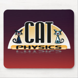 Alfombrilla De Ratón La física Mousepad del gato