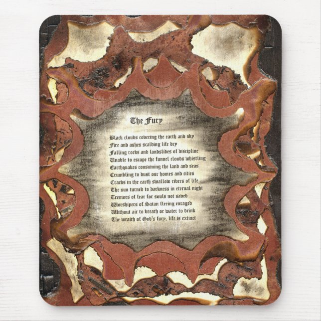 Alfombrilla De Ratón La furia (Frente)