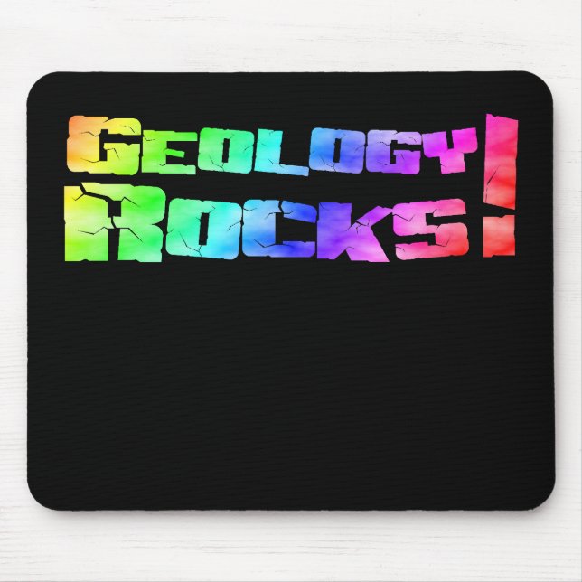Alfombrilla De Ratón La geología oscila Mousepad (Frente)