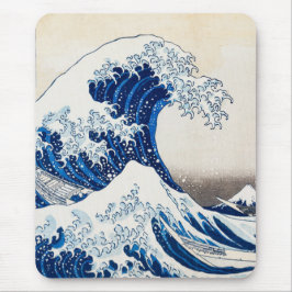 Alfombrilla De Ratón La gran ola de Kanagawa - japonés vintage