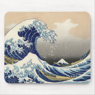 Alfombrilla De Ratón La Gran Ola frente a Kanagawa Hokusai