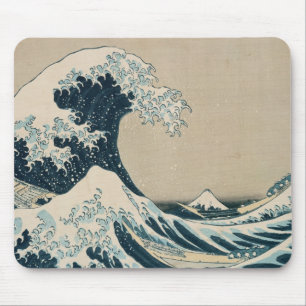 Alfombrilla De Ratón La gran onda de Kanagawa