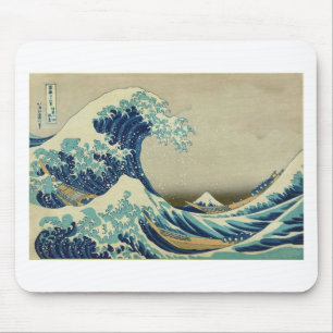 Alfombrilla De Ratón La gran onda de Kanagawa de Katsushika Hokusai