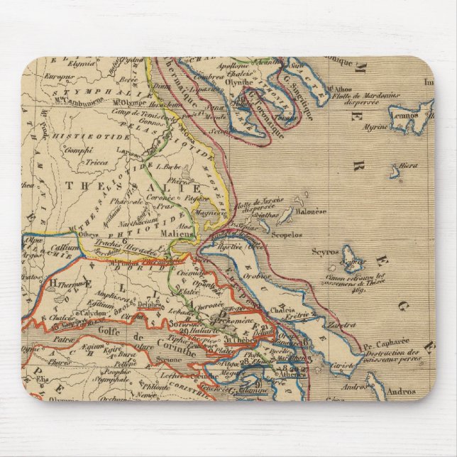 Alfombrilla De Ratón La Grece, les cotes de l'Asie Mineure (Frente)