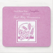 La hija es la primera comunión, rosa