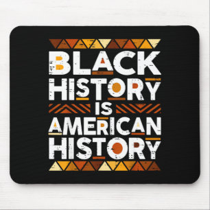 Alfombrilla De Ratón La historia negra es la historia americana afroame