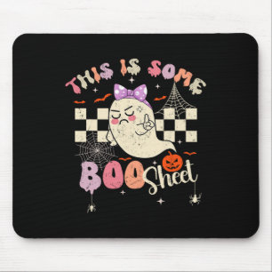 Alfombrilla De Ratón ¿La hoja de boo es un traje de halloween retro fan