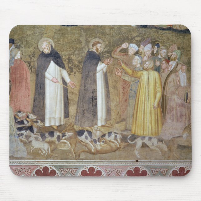 Alfombrilla De Ratón La iglesia militante y triunfante, detalle del (Frente)