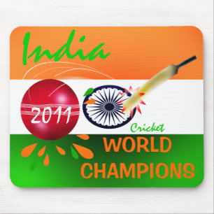 Alfombrilla De Ratón La India 2011 campeones Mousepad del mundial del