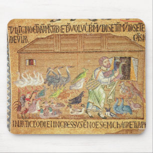 Alfombrilla De Ratón La inundación, del atrio, detalle de Noah