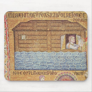 Alfombrilla De Ratón La inundación, del atrio, detalle de Noah
