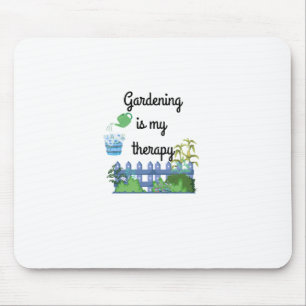 Alfombrilla De Ratón La jardinería es mi Pegatina terapéutico