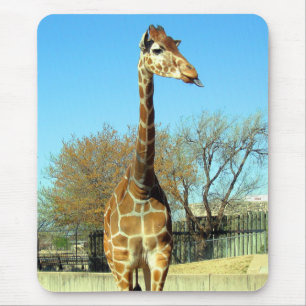 Alfombrilla De Ratón La JIRAFA QUE LO PEGA es LENGUA HACIA FUERA