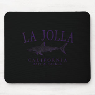 Alfombrilla De Ratón La jolla california vintage plum art pesca