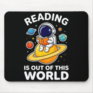 Alfombrilla De Ratón La lectura es de libros divertidos fuera de este m