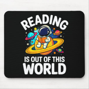 Alfombrilla De Ratón La lectura espacial es un libro divertidísimo