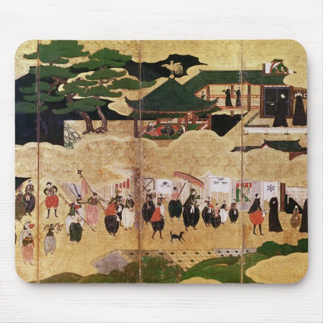 Alfombrilla De Ratón La llegada del portugués en Japón 3 (Frente)