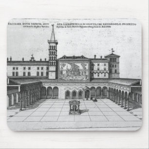 Alfombrilla De Ratón La logia de la bendición del Vatican viejo