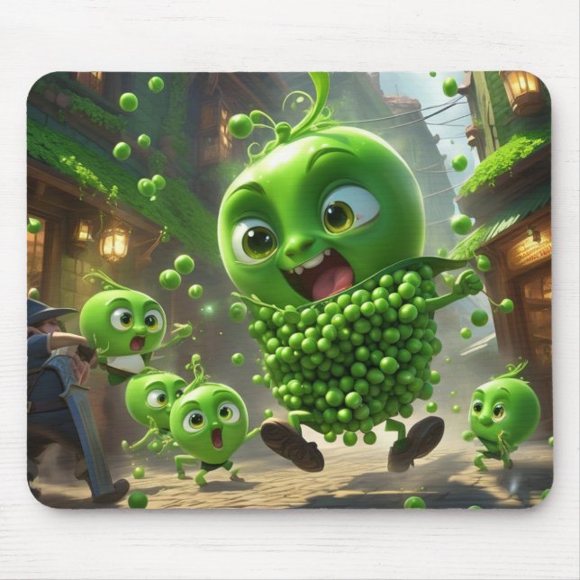 Alfombrilla De Ratón La lucha callejera contra la fantasía de los Green (Frente)