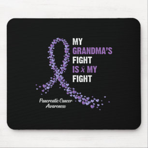 Alfombrilla De Ratón La lucha de mi abuela es contra el cáncer de páncr