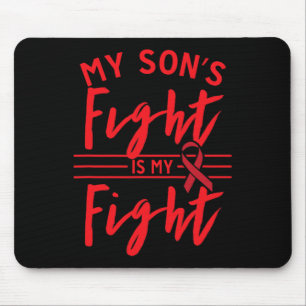 Alfombrilla De Ratón La lucha de mi hijo es mi lucha contra el cáncer d