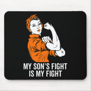 Alfombrilla De Ratón La lucha de mi hijo es mi lucha contra la leucemia