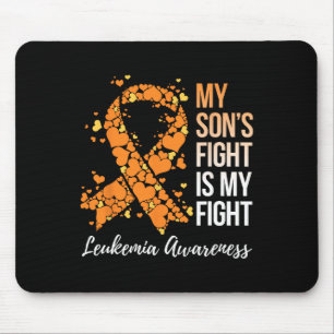 Alfombrilla De Ratón La lucha de mi hijo es mi lucha contra la leucemia