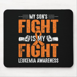 Alfombrilla De Ratón La lucha de mi hijo es mi lucha por la leucemia fe