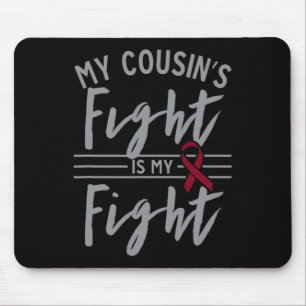 Alfombrilla De Ratón La lucha de mi primo es mi anemia falciforme A